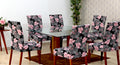 Capas de Cadeira 04 Lugares Floral Rosa